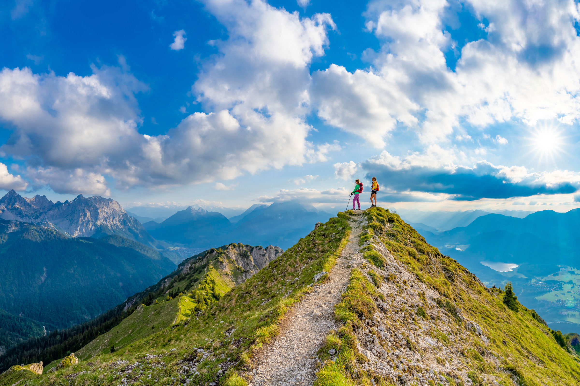 Auf dem Weg Richtung Sinalkopf © Alpenwelt Karwendel, Kriner 