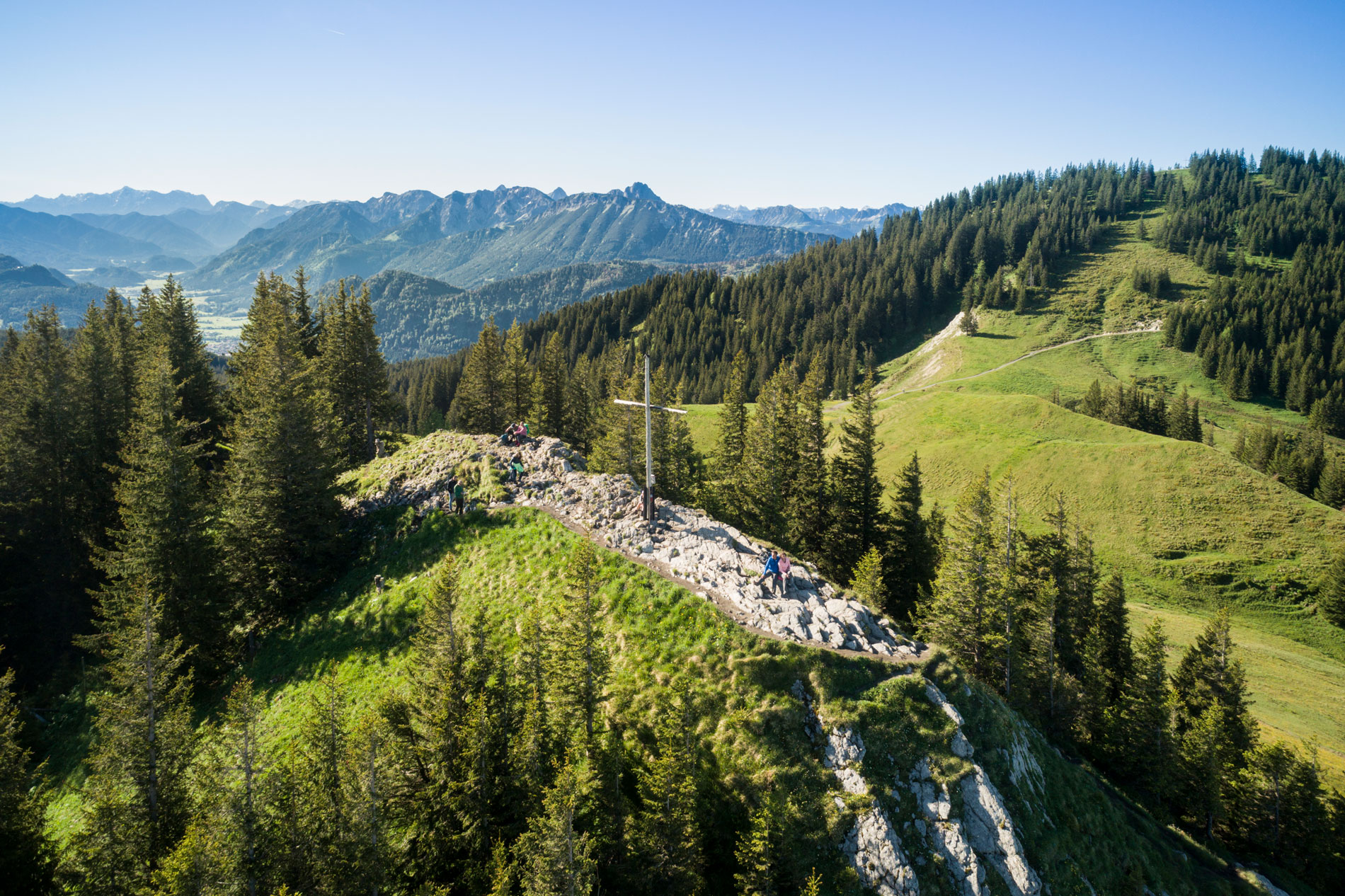 Alpspitz bei Nesselwang auf der Logenplatz-Route, Etappe 2 © Peter von Felbert, TVOAL