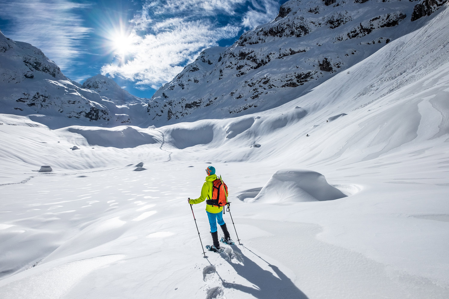 Schneeschuhwandern im Durmitor Nationalpark © Nebojsa Atanackovic