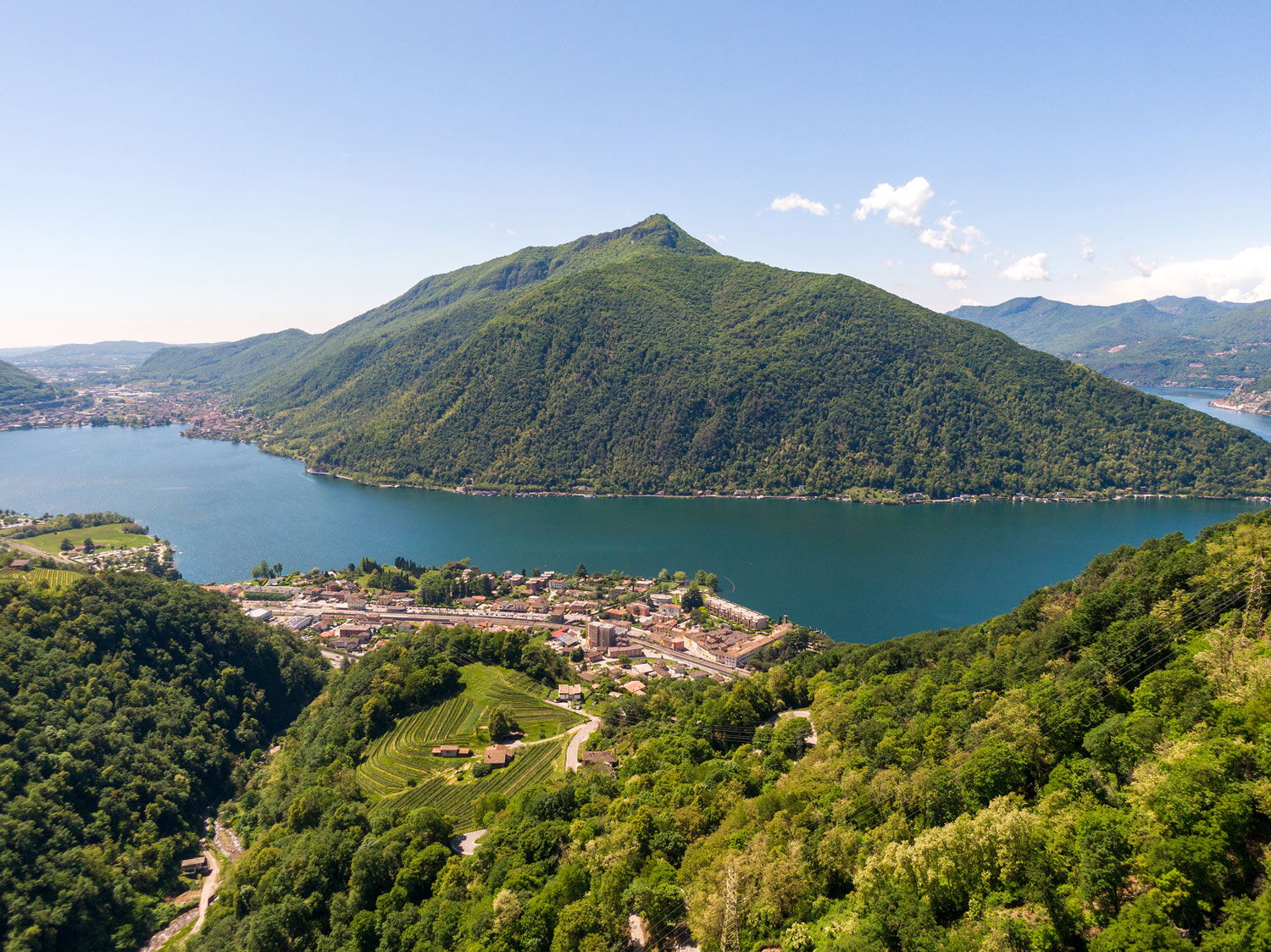 Blick auf den Monte San Giorgio © Mendrisiotto Turismo, DigitalFlow.ch