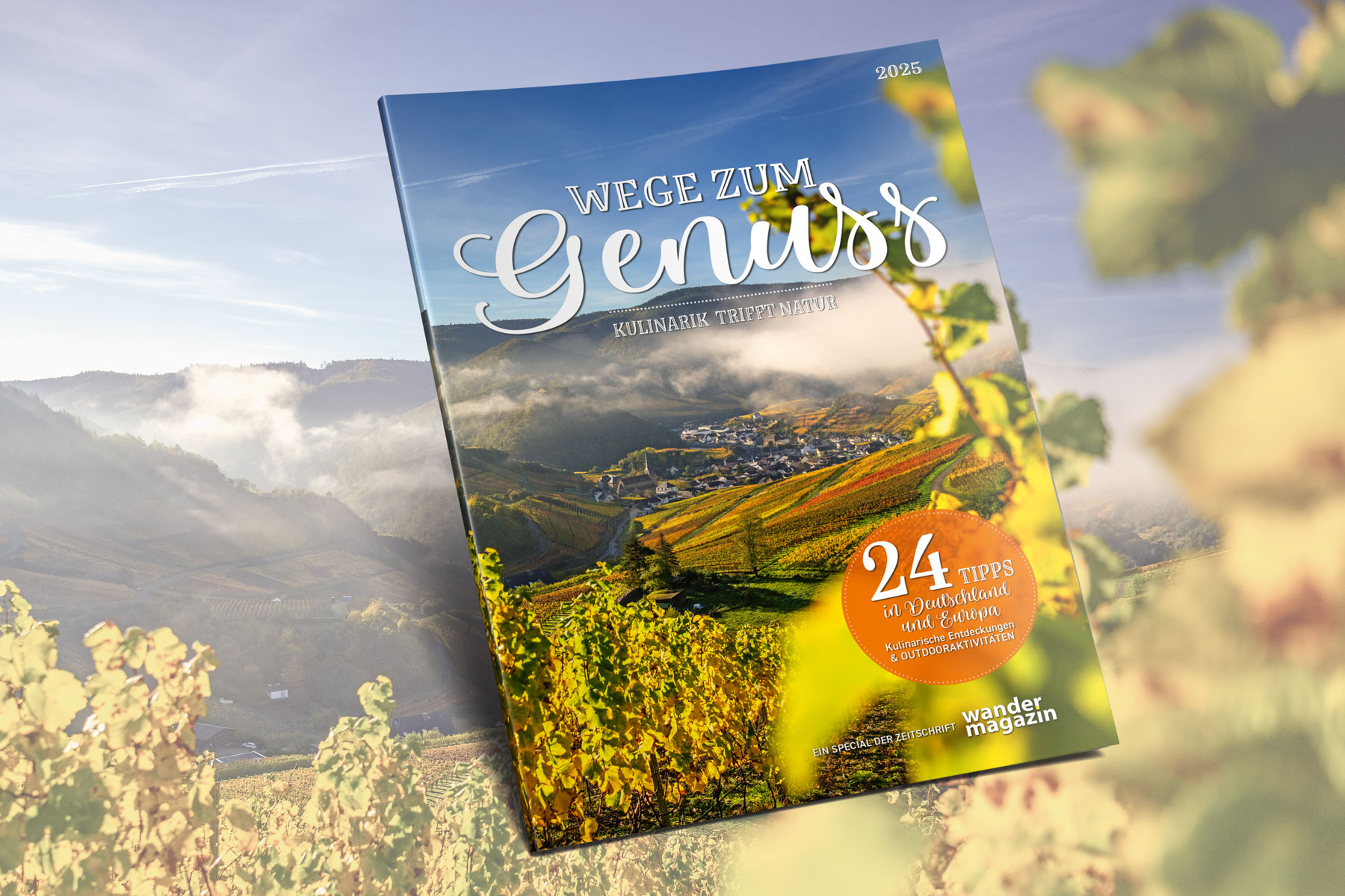 Wege zum Genuss – das neue Special im Wandermagazin © Foto/Cover Dominik Ketz
