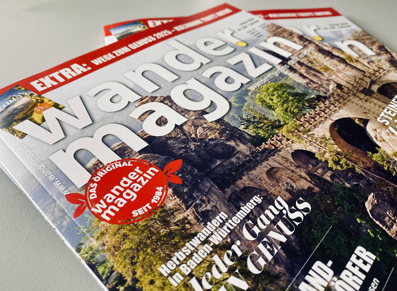 Die Herbstausgabe des Wandermagazins, inkl. Special Wege zum Genuss