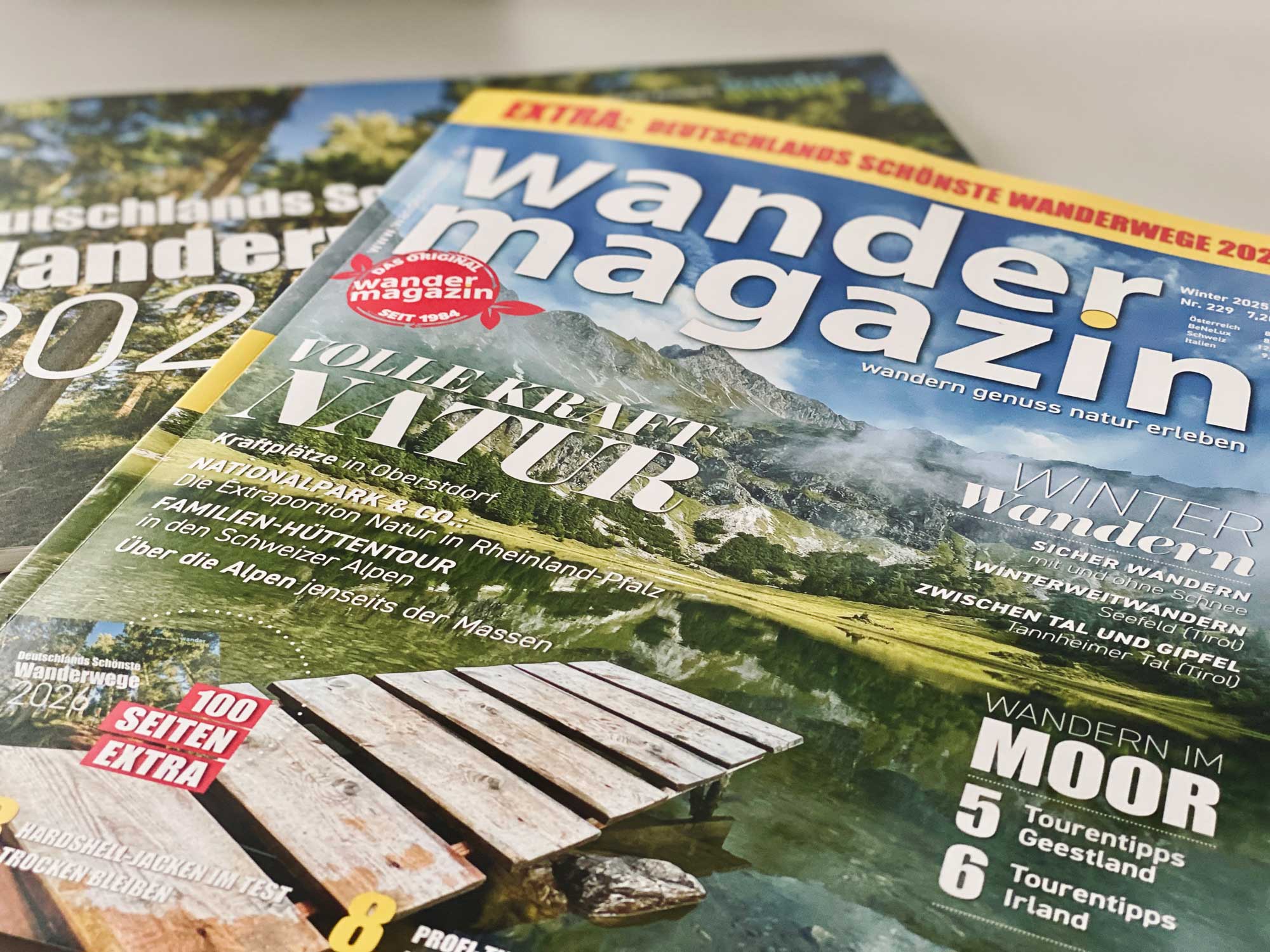Die Winterausgabe des Wandermagazins, inkl. Special Deutschlands Schönste Wanderwege 2026