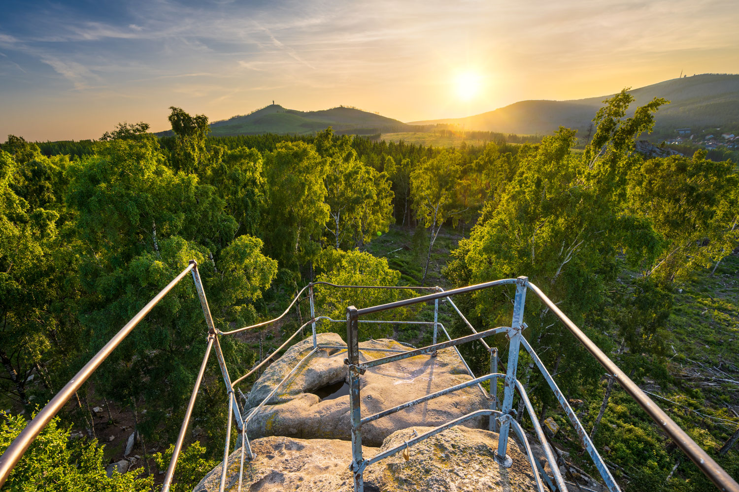 Sonnenuntergang an den Schnarcherklippen © Michael Abid