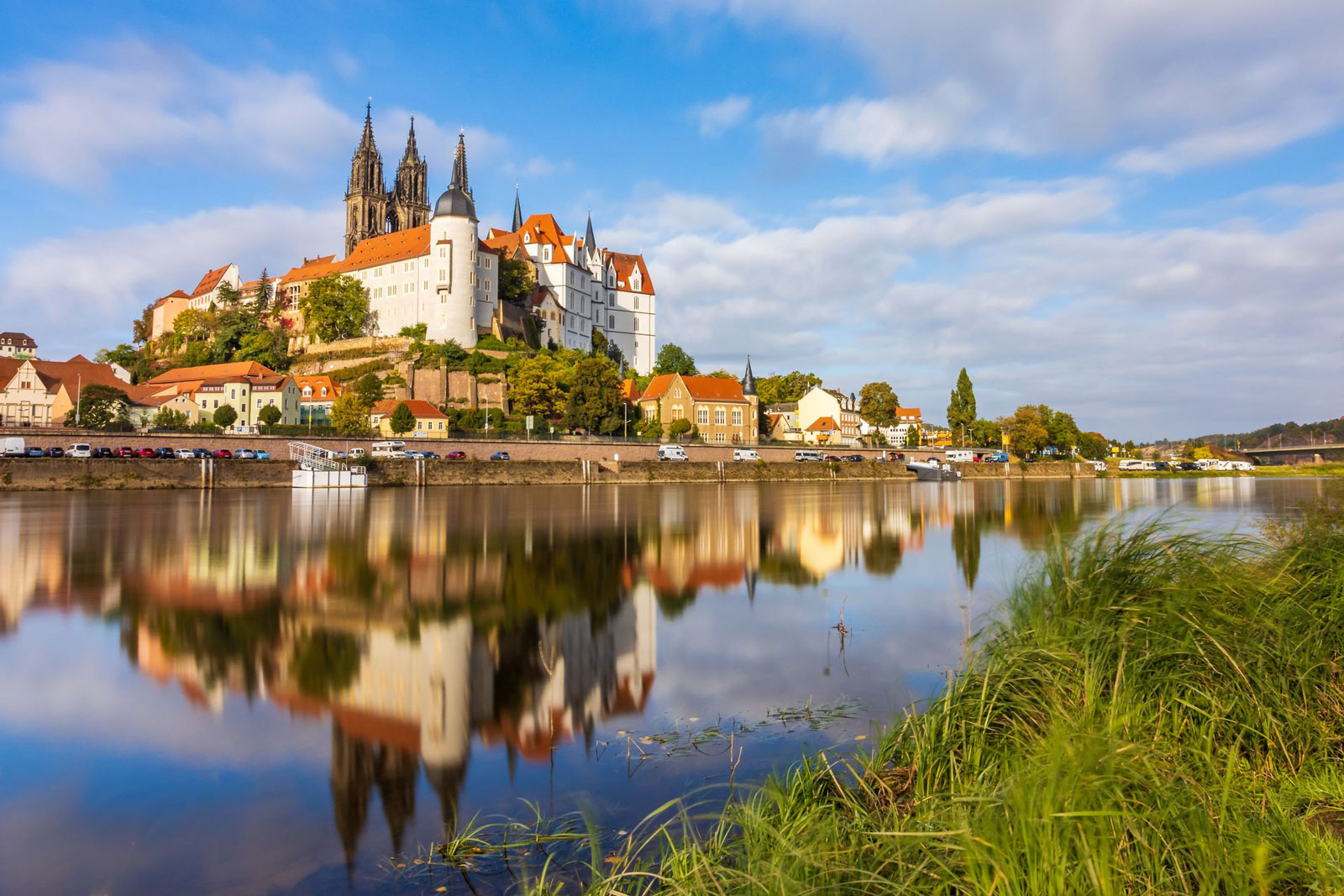 Flusslandschaft der Elbe bei Magdeburg © Adobe Stock