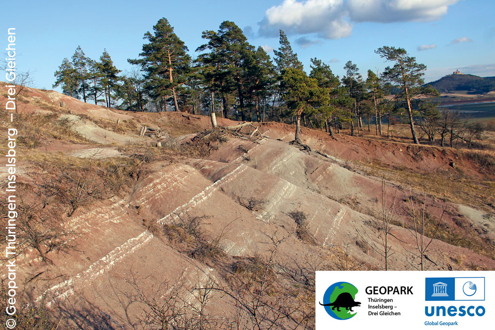 Burgbergen im Geopark, hier schlummern die Dinosaurier