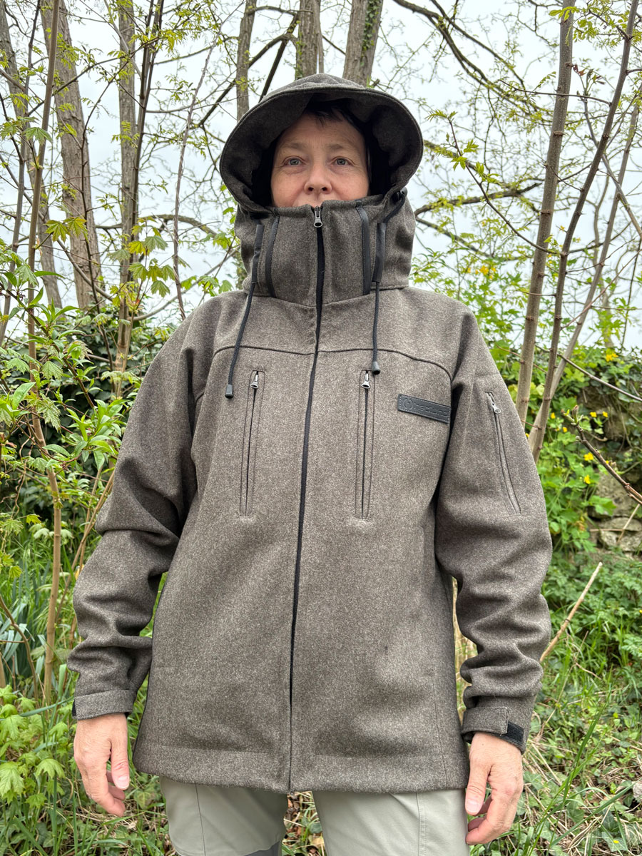 Ansicht Schnelltest Lodenjacke mit Kapuze
