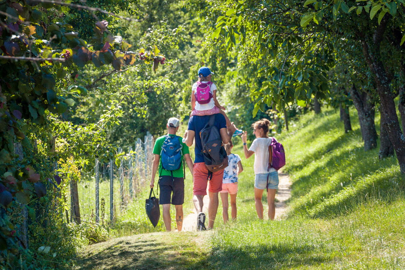 Familienwandern auf den hochgehberge
