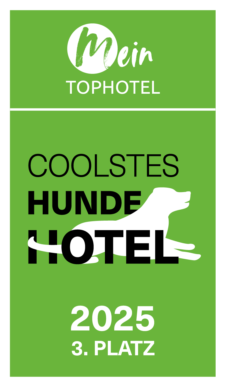 Auszeichnung, Logo 3. Platz Coolstes Hunde Hotel
