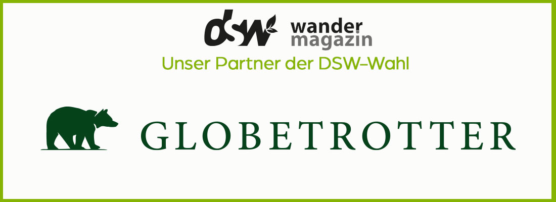Banner als Hinweis zum Partner der DSW Wahl, Globetrotter