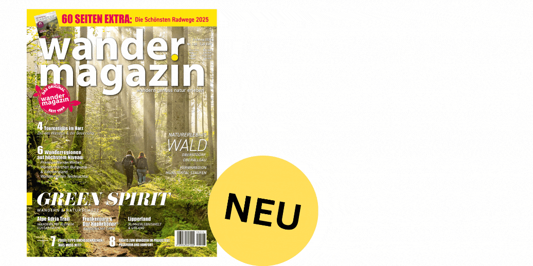 Anzeige Neue Ausgabe Wandermagazin