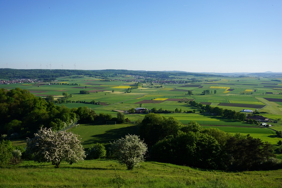 Eine Landschaft, die weit blicken lässt bei Amöneburg © T. Hoyer