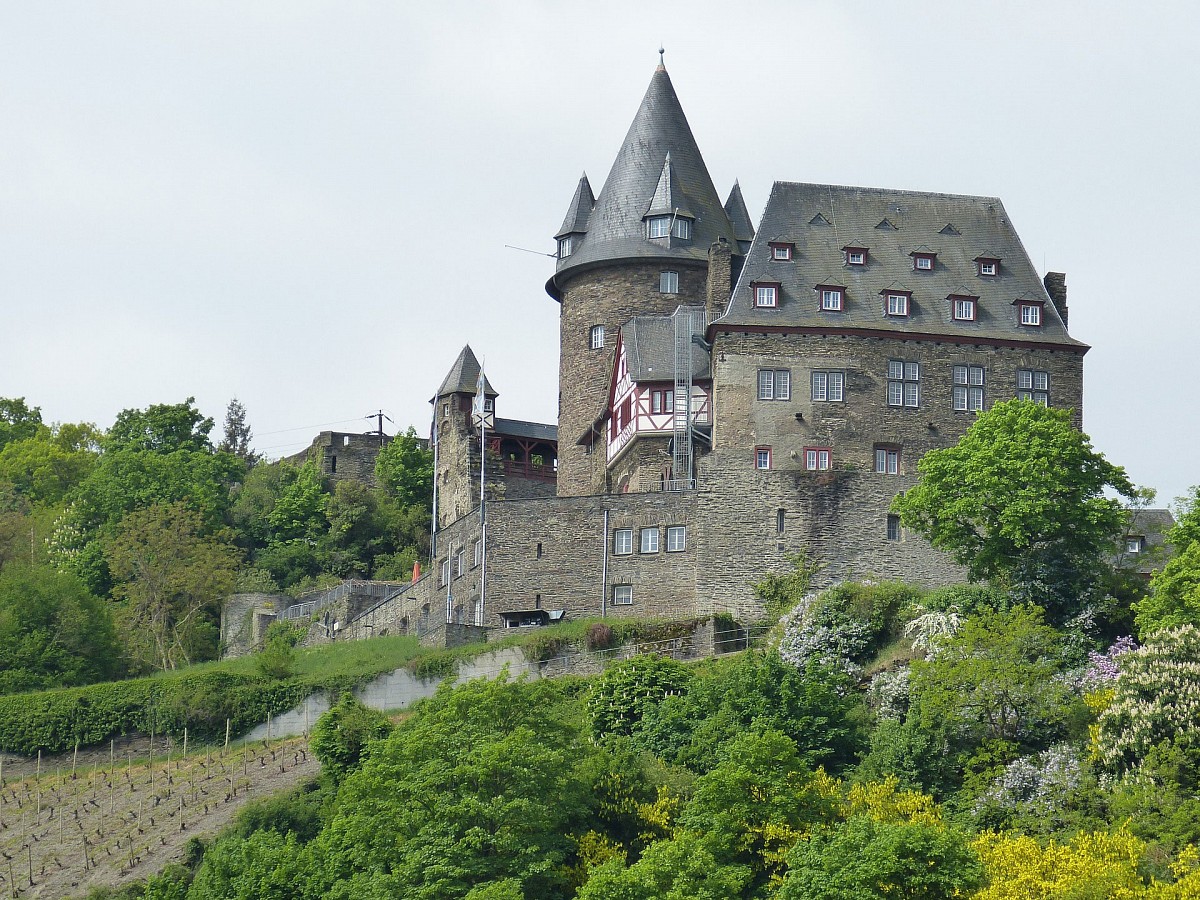 Auf Burg Stahleck am Rhein kann man auch übernachten. © Pixabay
