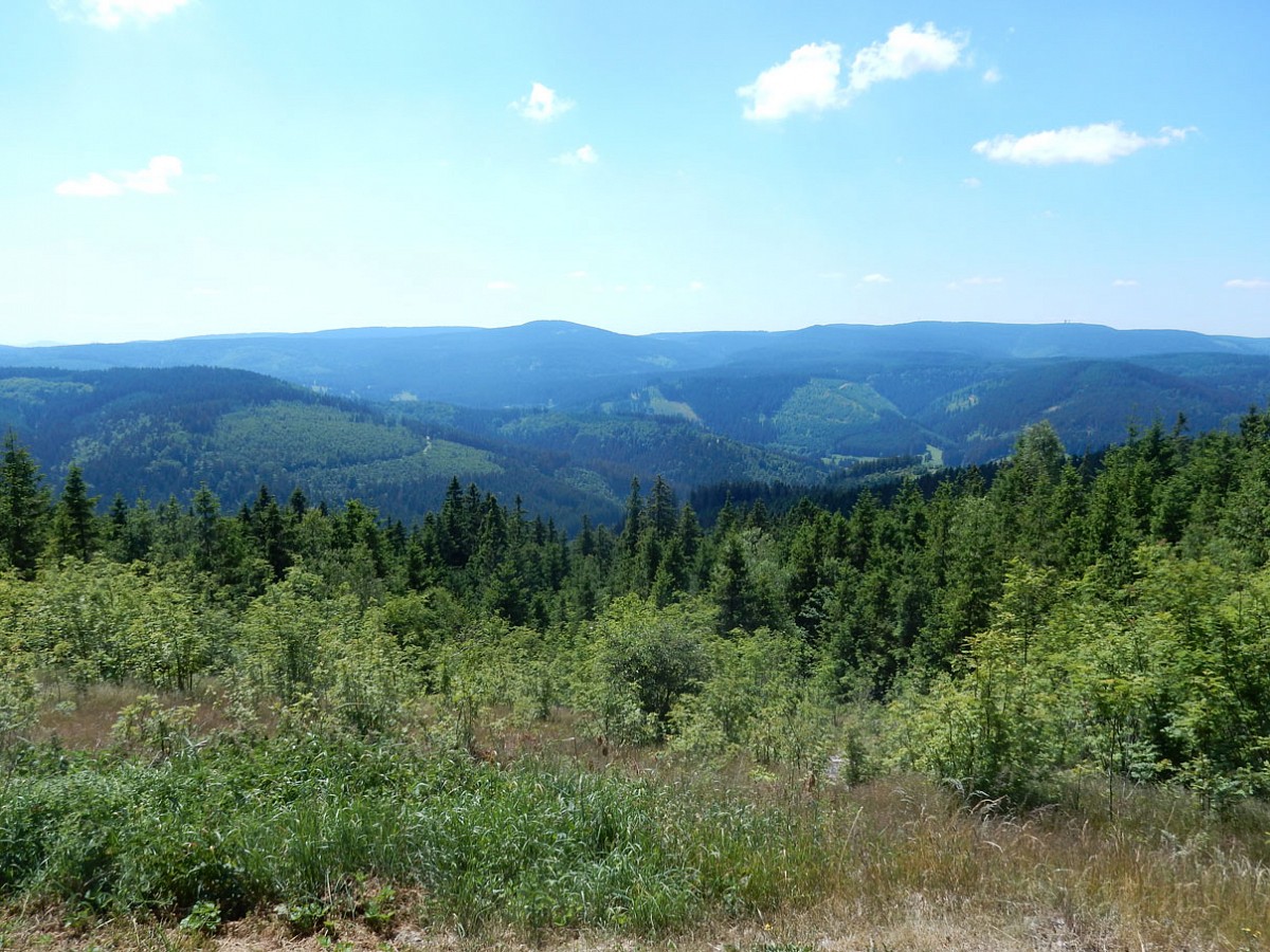 Fernblick zum Hohen Thüringer Wald © Alle Fotos, wenn nicht anders gekennzeichnet Dr. Konrad Lechner