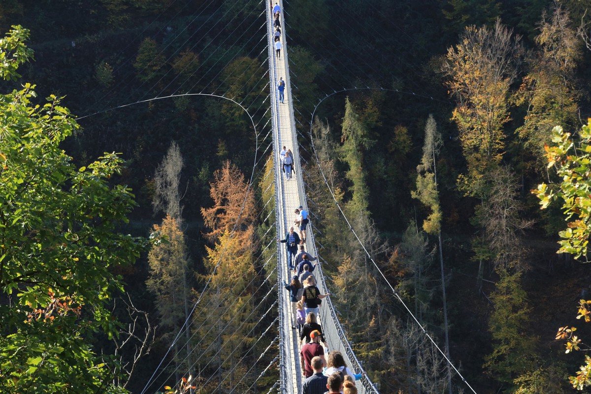 Die Hängeseilbrücke Geierlay © Michael Sänger