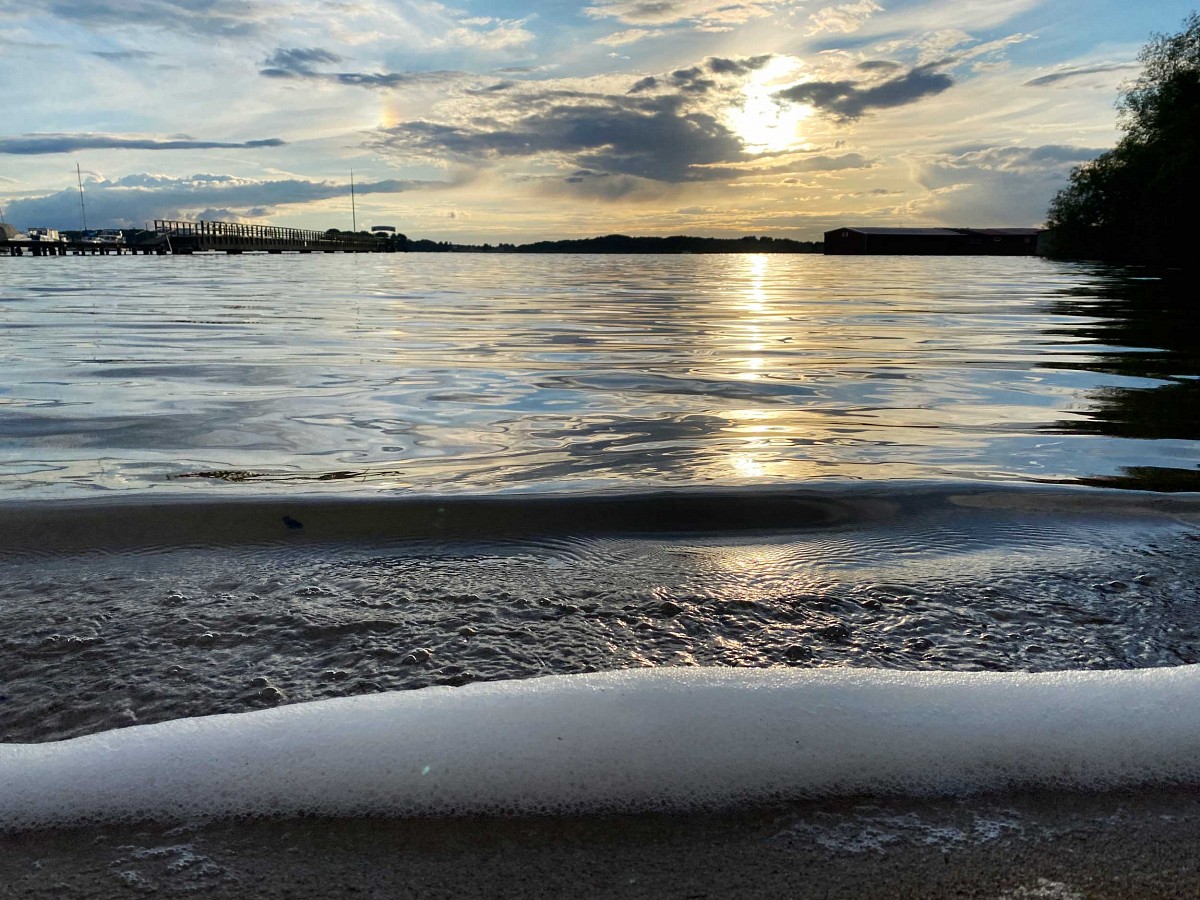 Sonnenuntergang an der Müritz