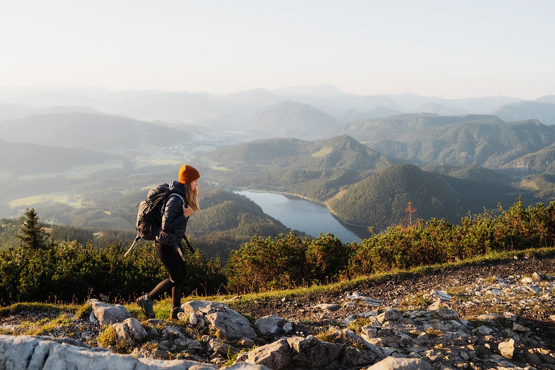 Ausblick von der Gemeindealpe auf den Erlaufsee © Niederösterreich Werbung, Robin Uthe