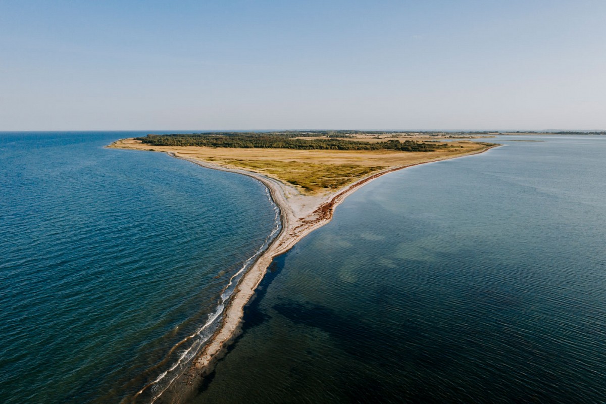 Die Kanincheninsel Endelave von oben gesehen Alle Fotos © Sarah Green