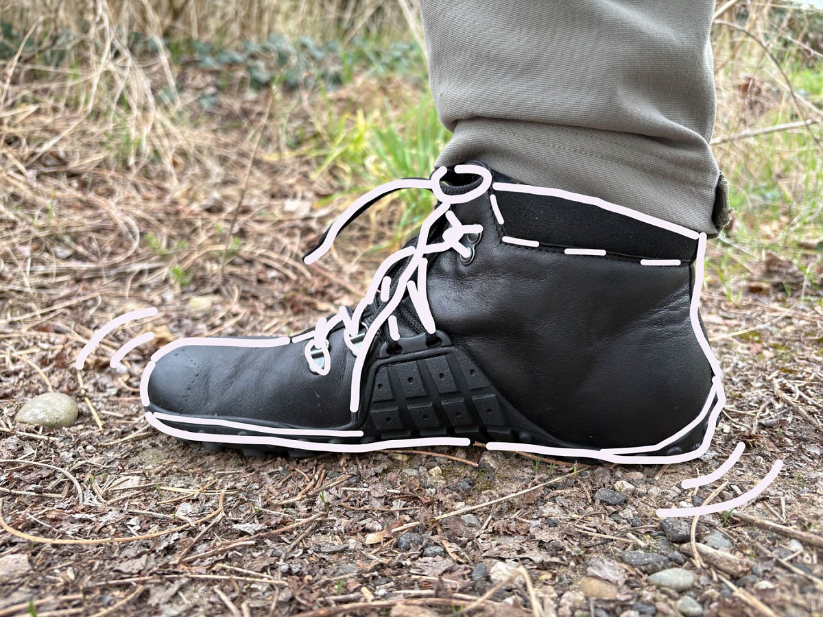 Barfußschuhe zum Wandern - Praxistest Wandermagazin. Alle Bilder © U. Poller, W. Todt
