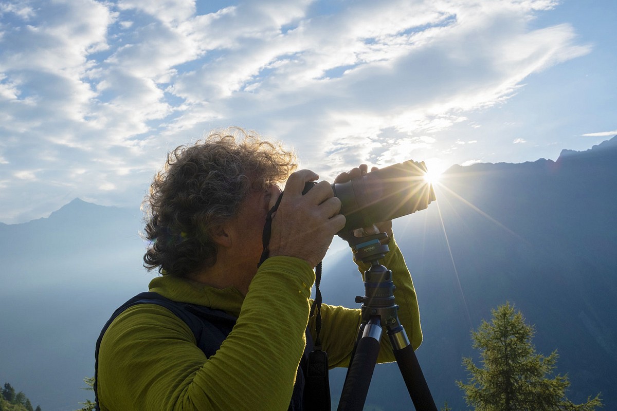 Fotograf Bernd Ritschel begleitet die Wandergruppe in die Schweiz © Bernd Ritschel