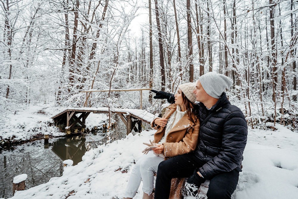 Am verschneiten Spreewaldfließ © www.spreewald.de/Lena Tschuikow 