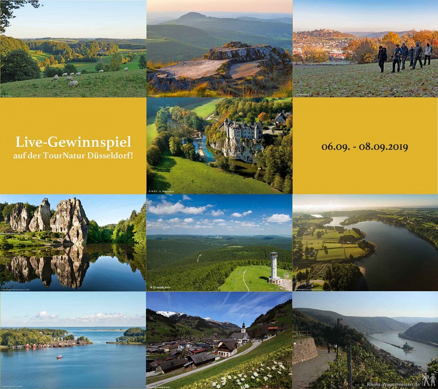 Collage über Gewinn-Regionen