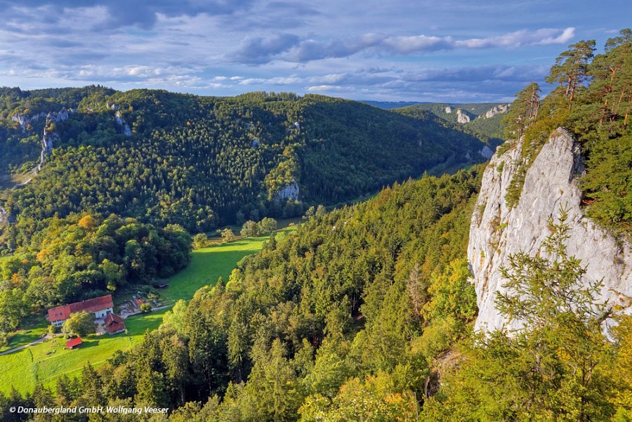 Blick ins Tal der Donau