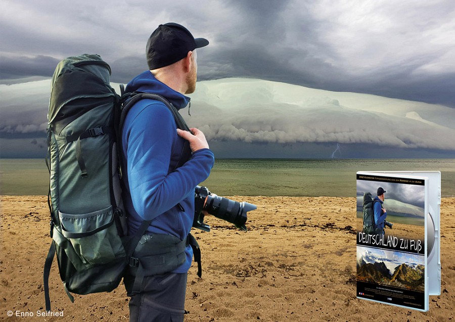 Enno Seifried an der Nordseeküste