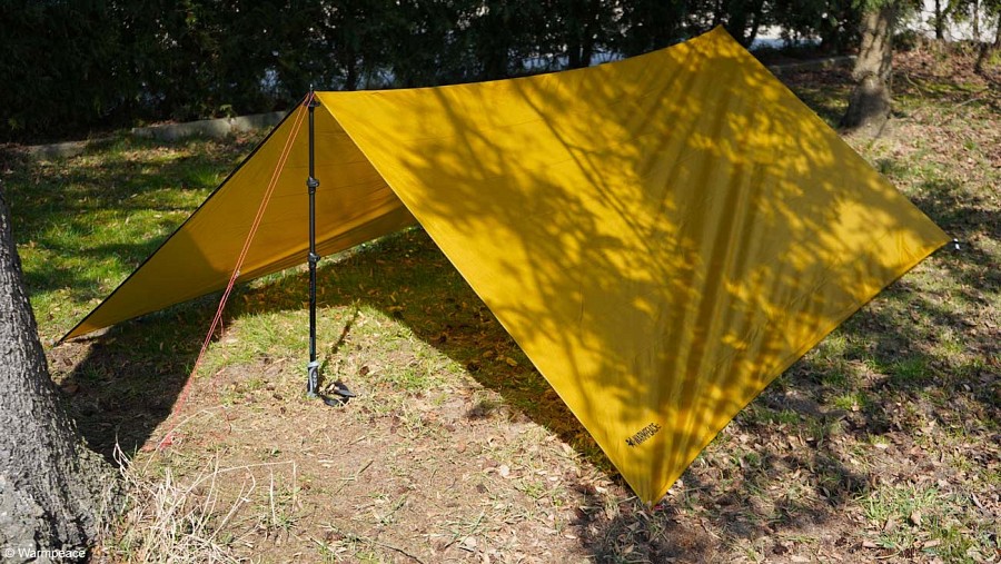 Tarp, Zeltplane von Warmpeace