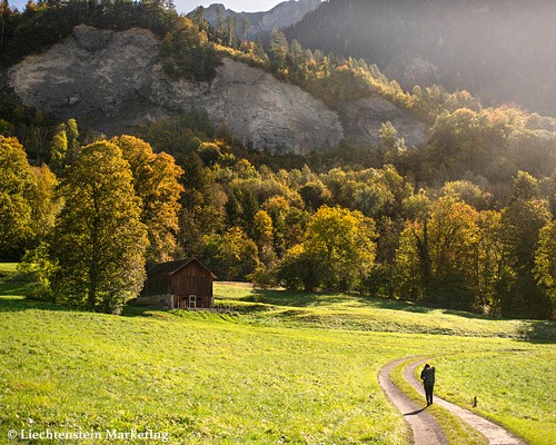 Liechtenstein-Weg bei Triesen
