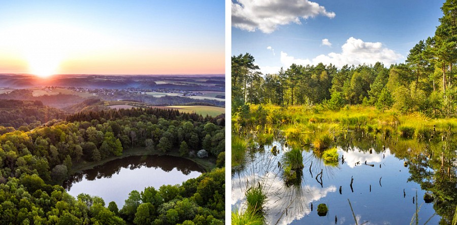 Vulkaneifel und Moor in Norddeutschland
