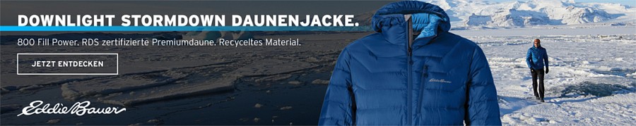 Anzeige Eddie Bauer Daunenjacke Downlight Stormdown