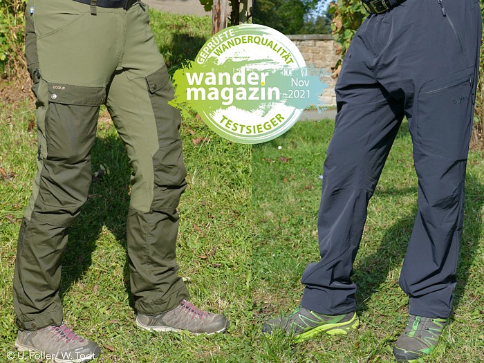 Sieben Wanderhosen im aktuellen Praxistest