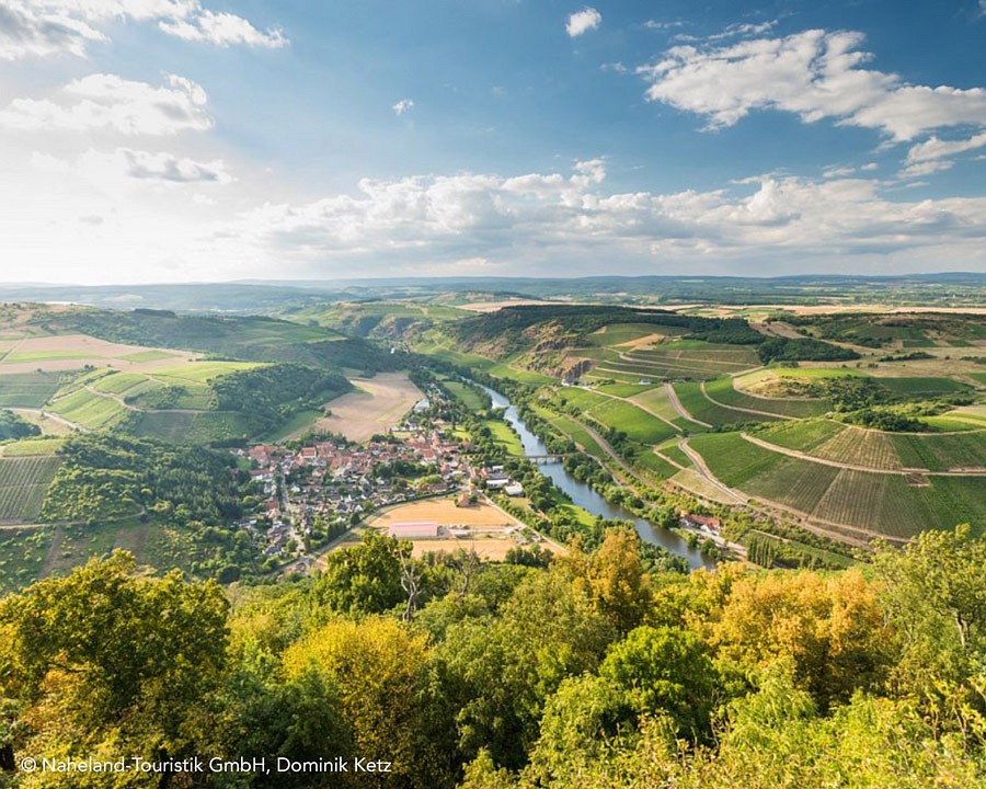 Ausblick vom Lemberg, Wanderwege im Naheland