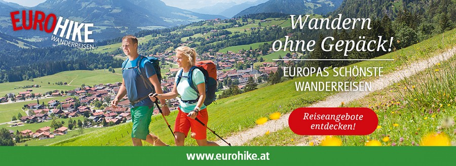 Anzeige Eurohike, Wanderreisenanbieter