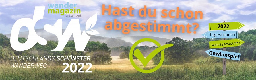 Wahlstudio Deutschlands Schönster Wanderweg 2022