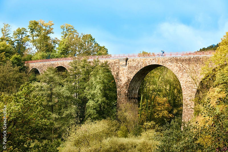 Viadukt auf den Bergischen Panorama-Radwegen