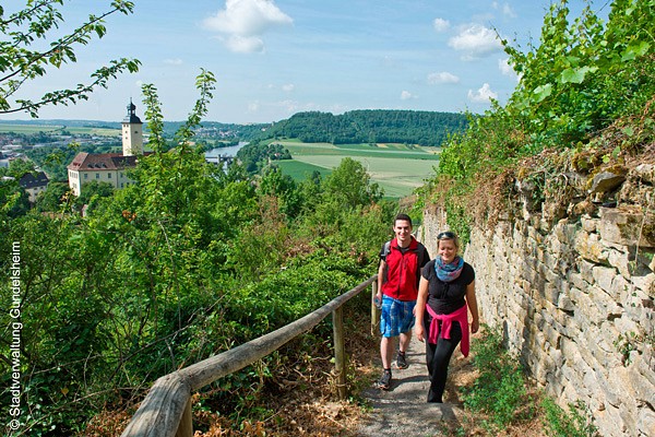 Aufstieg in die Weinberge über die Himmelsleiter, Gundelsheim