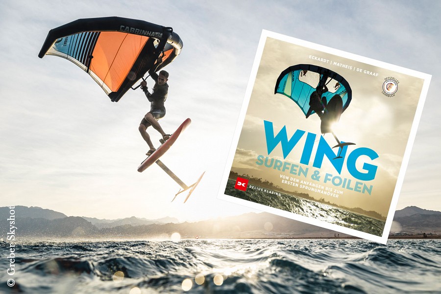 Buchcover und Wingfoiler