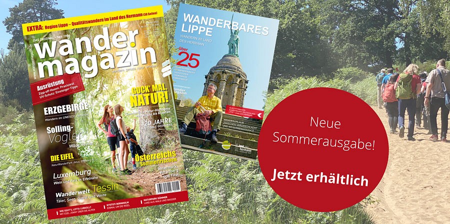 Sommerausgabe Wandermagazin 215
