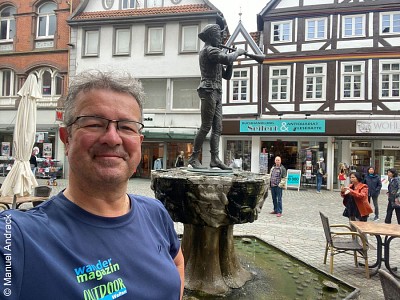 Manuel Andrack in Hameln auf dem E1