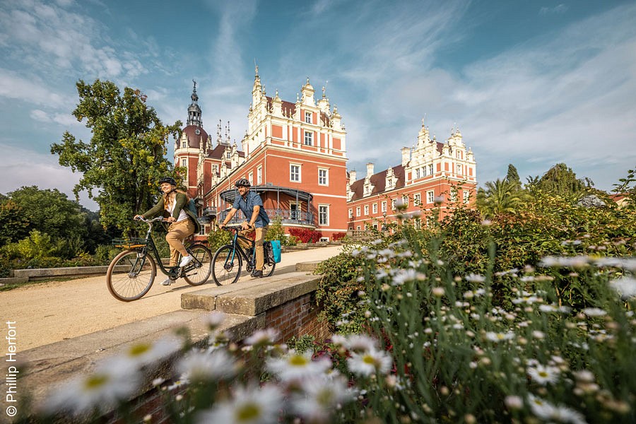 Bad Muskau auf dem Oder-Neiße-Radweg