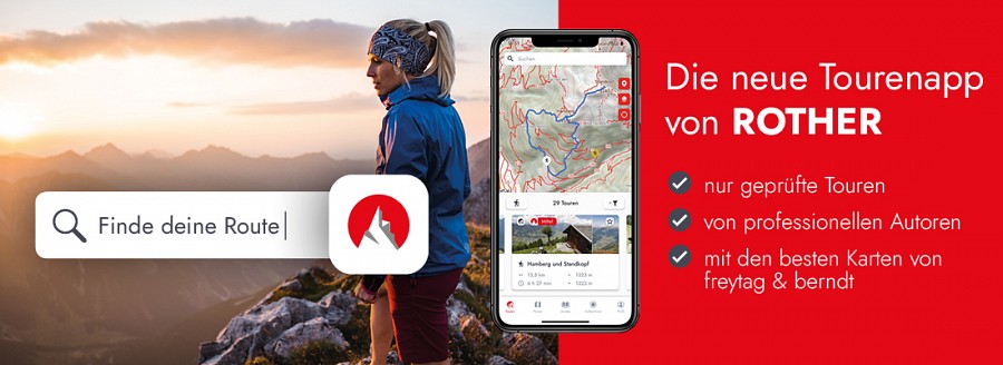 Anzeige Rother Bergverlag App