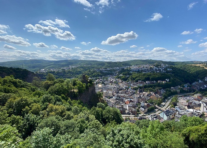 Ausblick von Schloss Oberstein