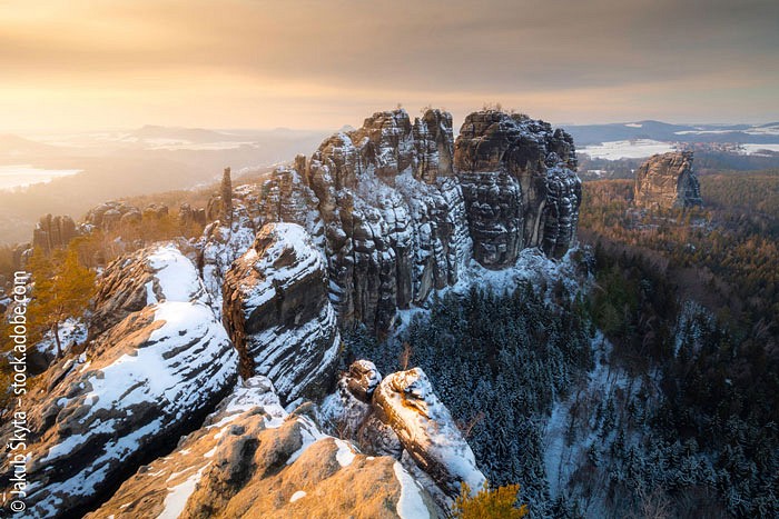 Schrammsteine im Elbsandsteingebirge