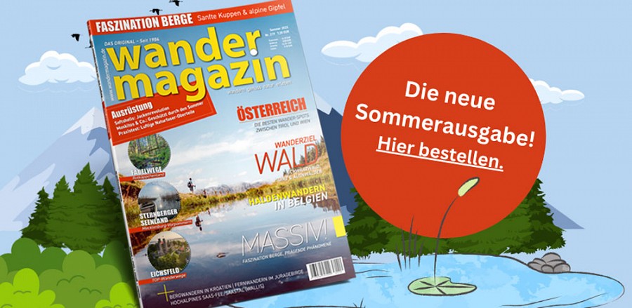 Sommerausgabe Wandermagazin