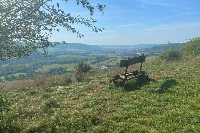 Aussicht von der SaaleHorizontale bei Jena