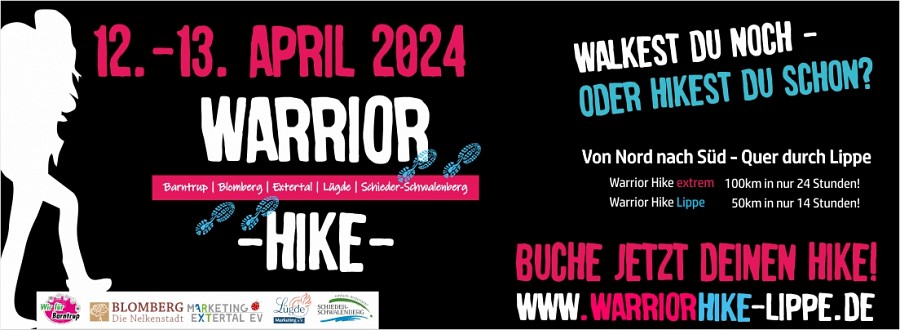 Anzeige Warrior Hike