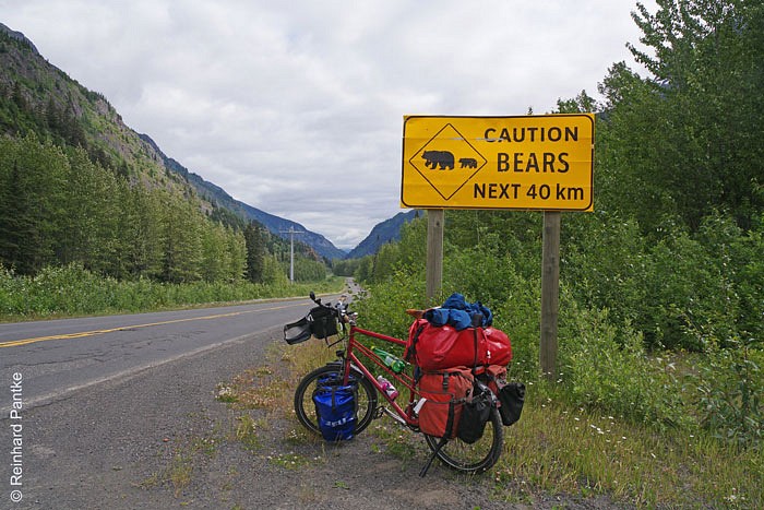 Mit dem Rad durch Kanadas Westen nach Alaska