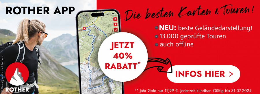 Anzeige Bergverlag Rother App